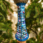 Blue Sunsphere in Holiday Lights