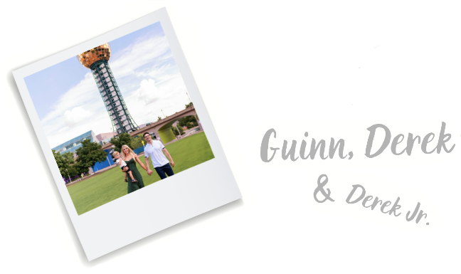Guinn, Derek & Derek Jr. in front of the Knoxville Sunsphere
