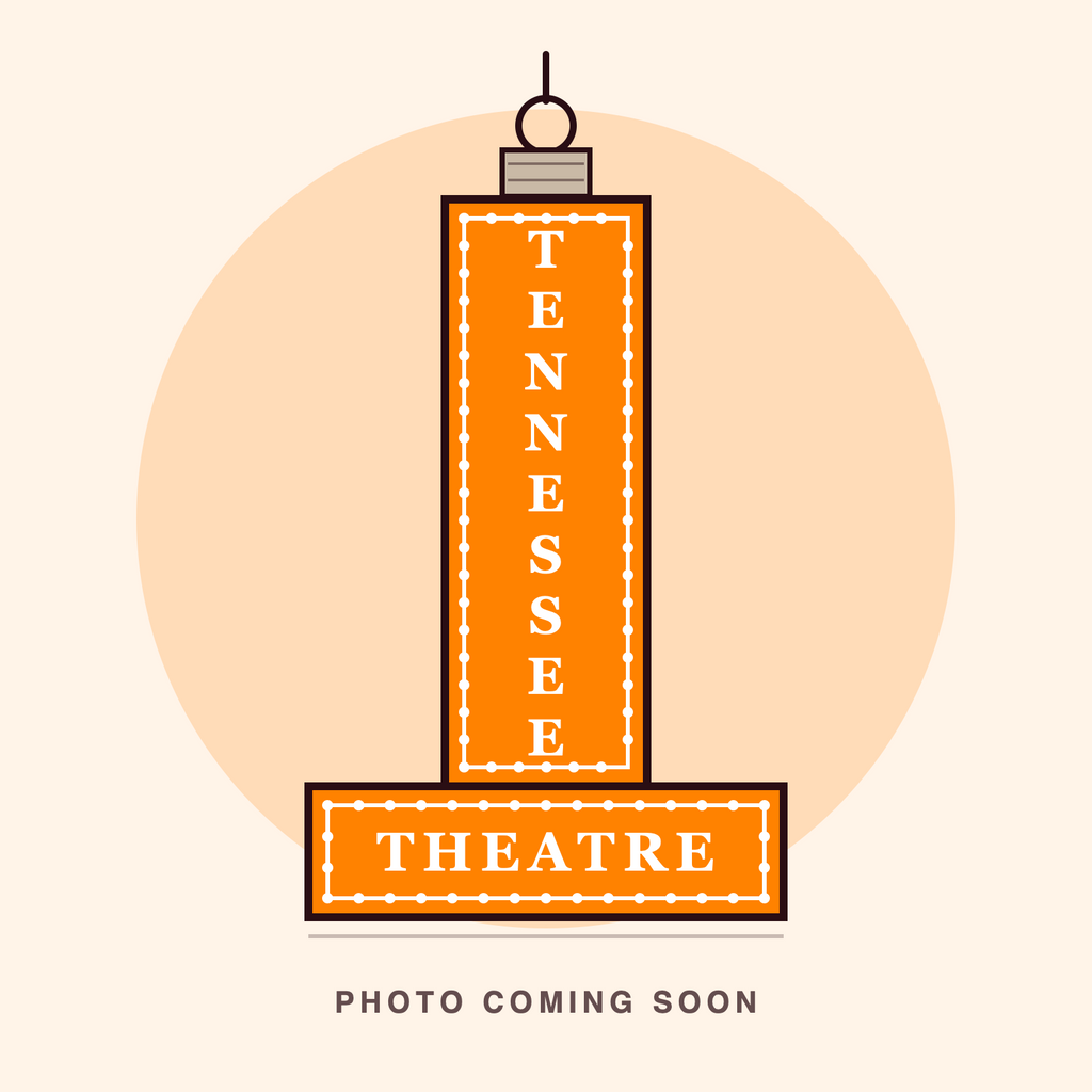 Tennessee Theatre sign ornament, orange and white