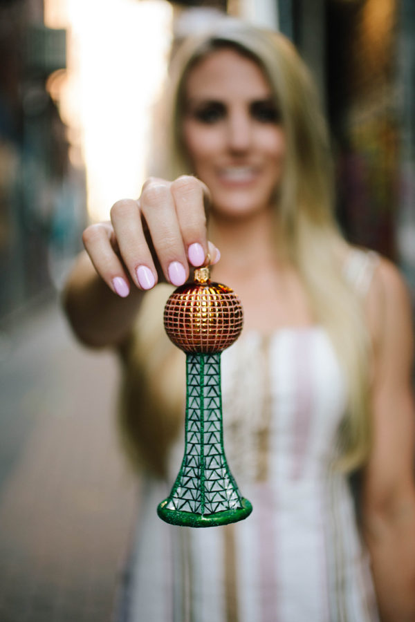 Guinn Boyce showing Sunsphere Ornament